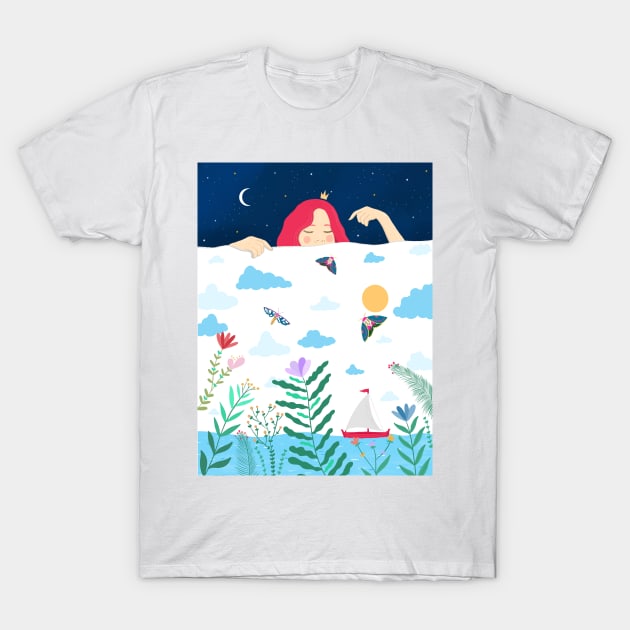 Sleep T-Shirt by Dilaraizm